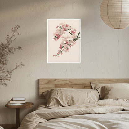 Zarte Kirschblütenzweige Poster