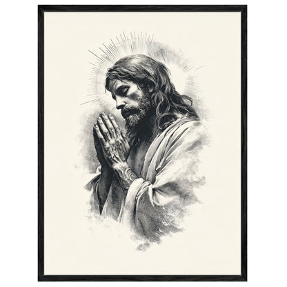Betender Jesus Leinwandbild