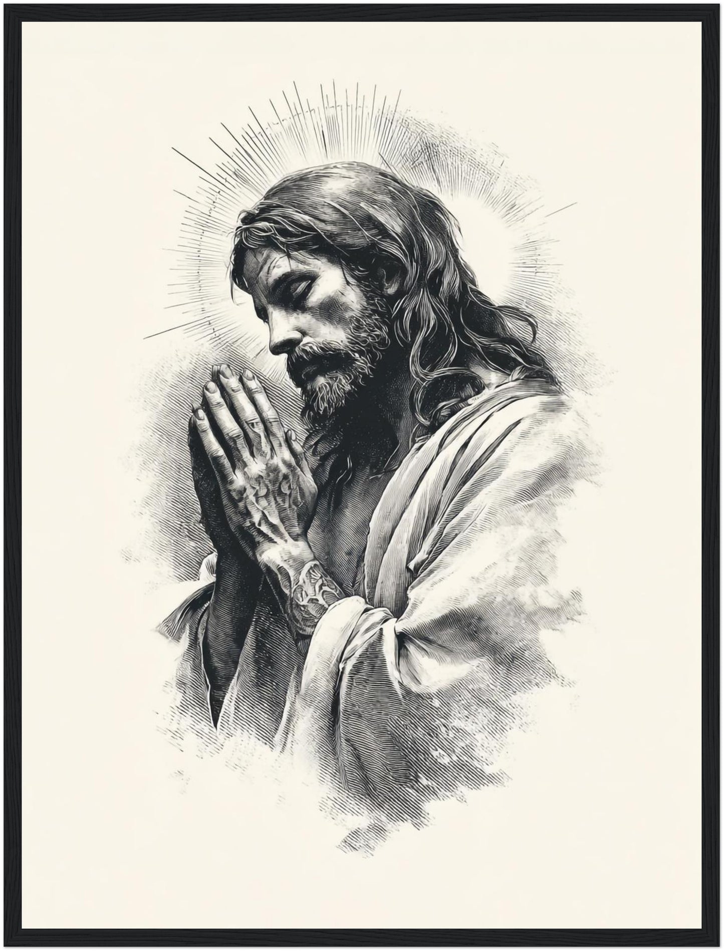 Betender Jesus Poster