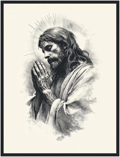 Betender Jesus Poster