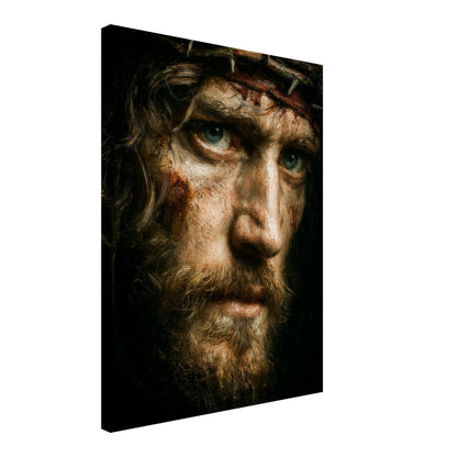 Dornenkrone Jesusporträt Leinwandbild