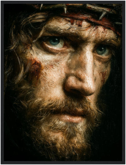 Dornenkrone Jesusporträt Poster