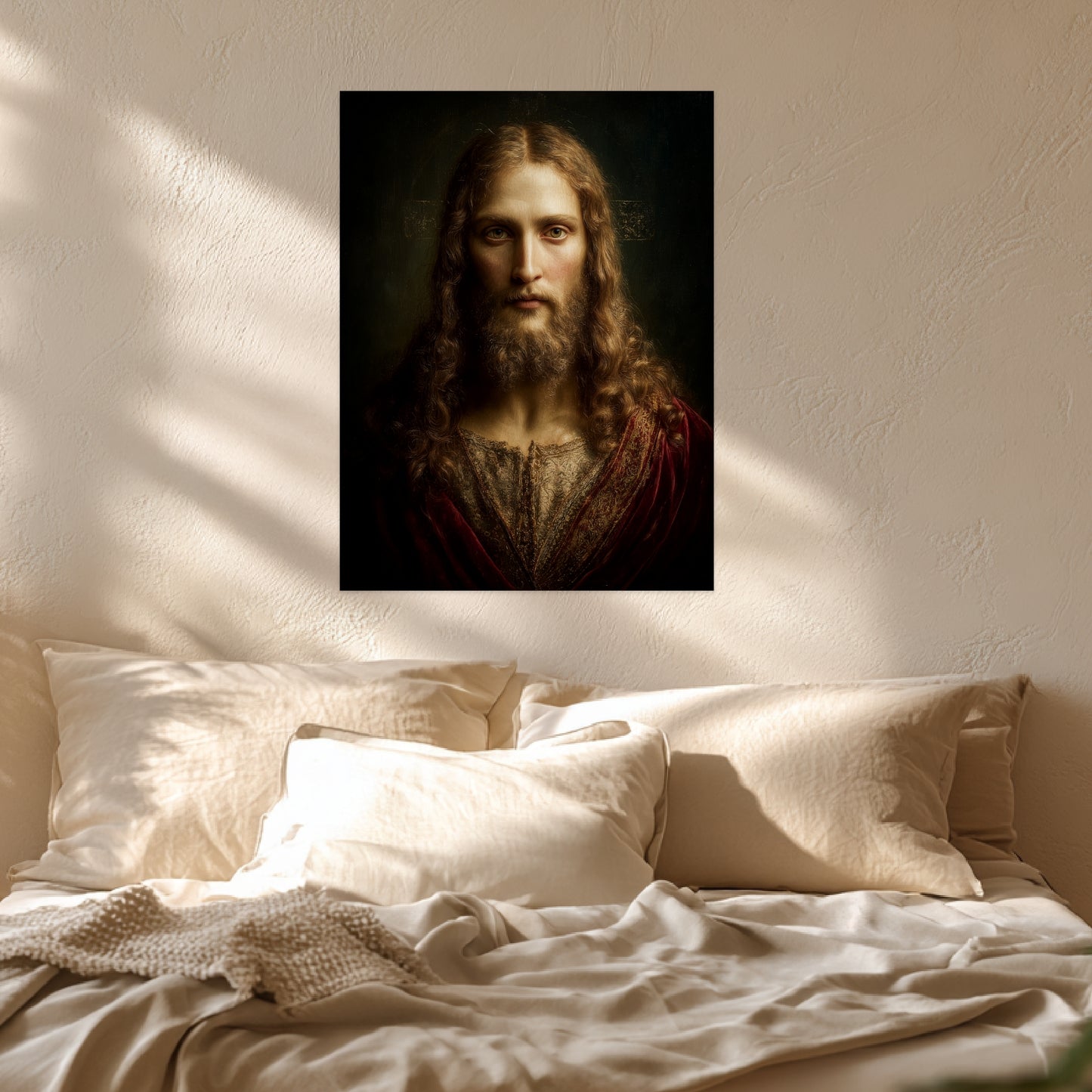 Erhabenes Jesusporträt Poster