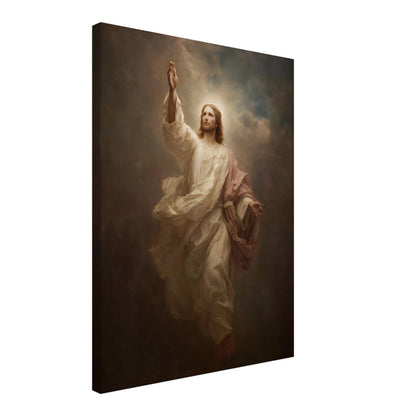 Himmlischer Jesusaufstieg Leinwandbild