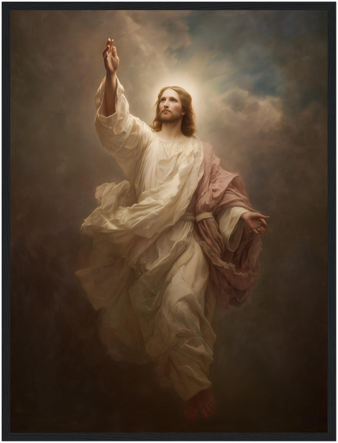 Himmlischer Jesusaufstieg Poster spirituell – mattes Kunstdruck-Papier – Ansicht 6