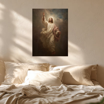 Himmlischer Jesusaufstieg Poster