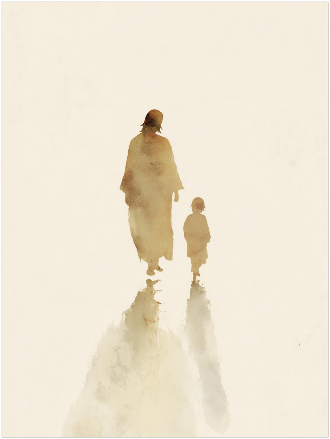 Jesus mit Kind spirituell – Wandkunst