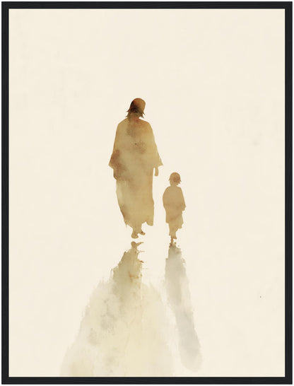 Jesus mit Kind Poster