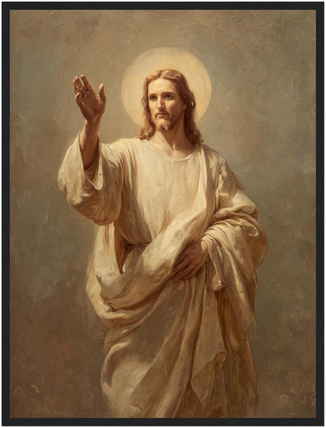 Jesus in Lichtgestalt Poster spirituell – mattes Kunstdruck-Papier – Ansicht 5