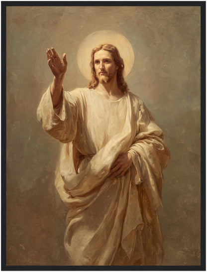 Jesus in Lichtgestalt Poster