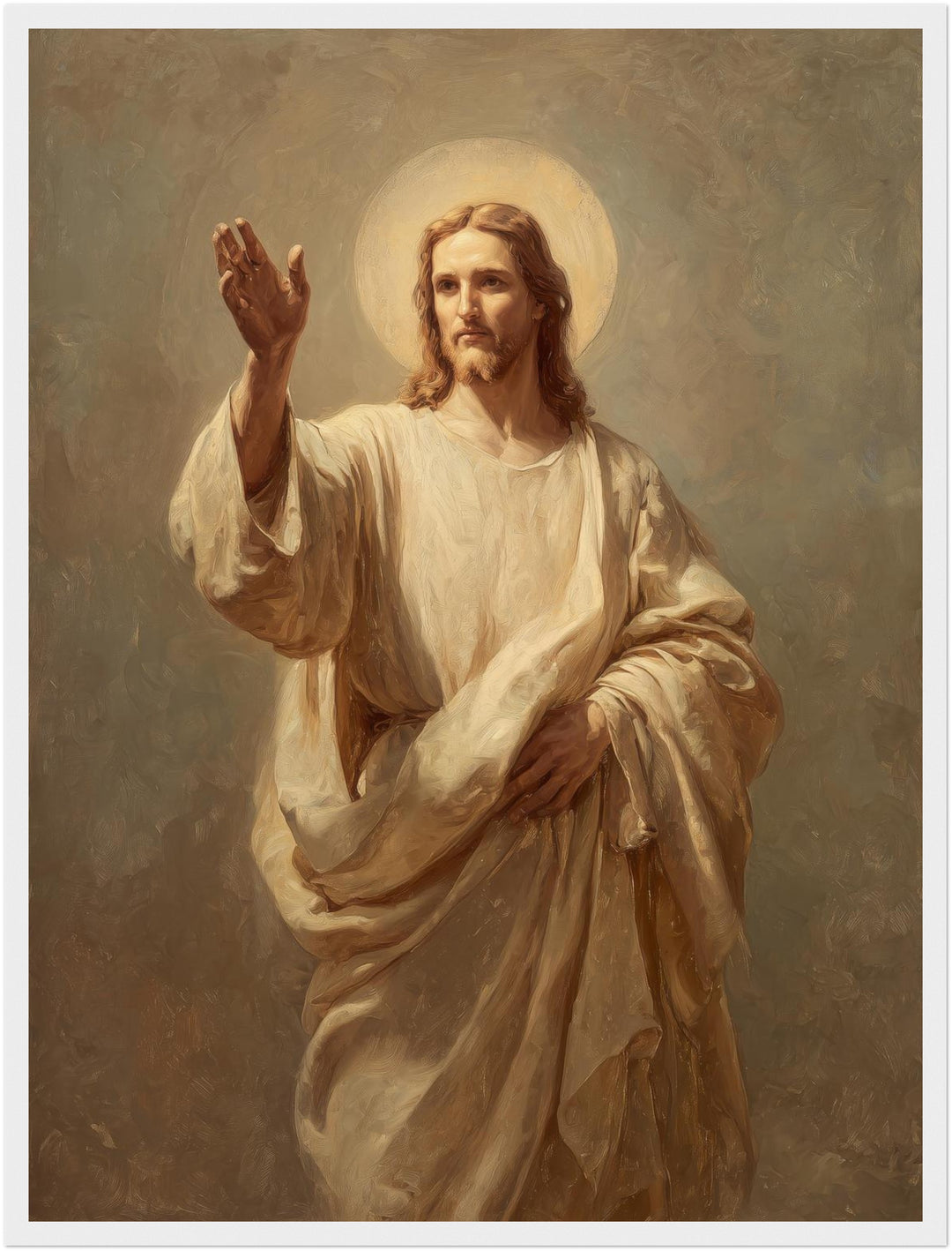 Jesus in Lichtgestalt Poster spirituell – mattes Kunstdruck-Papier – Ansicht 6