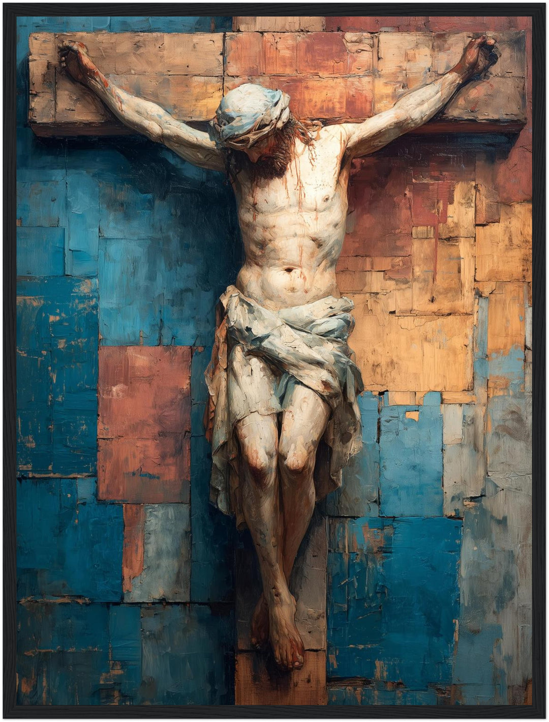 Kreuzigung Jesu Poster spirituell – mattes Kunstdruck-Papier – Ansicht 5