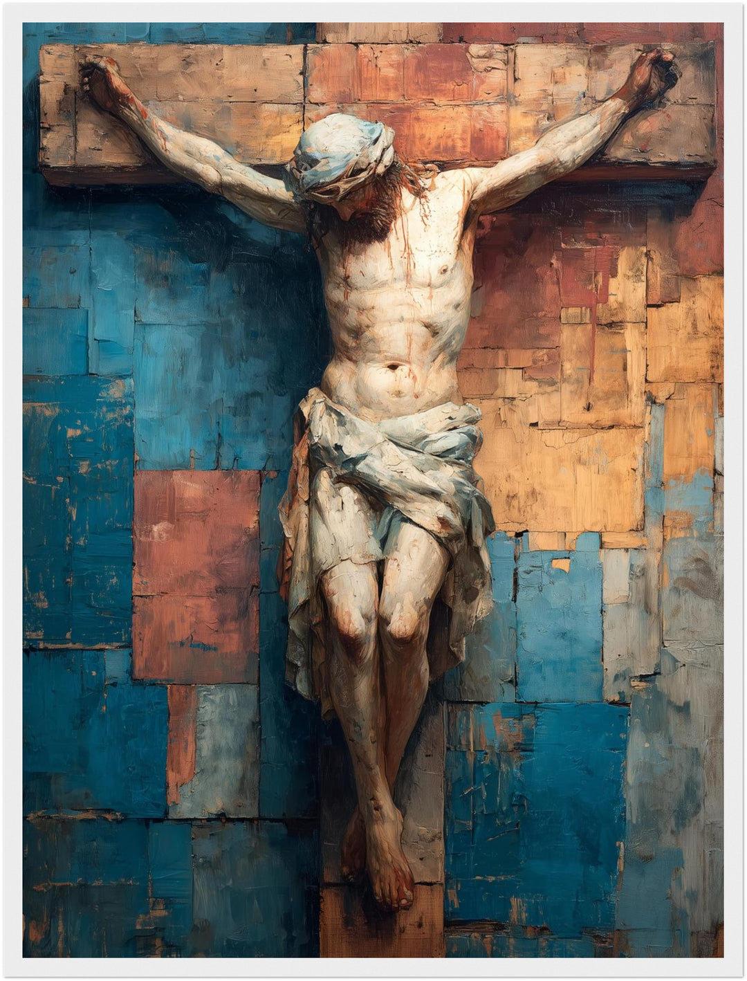 Kreuzigung Jesu Poster spirituell – mattes Kunstdruck-Papier – Ansicht 6