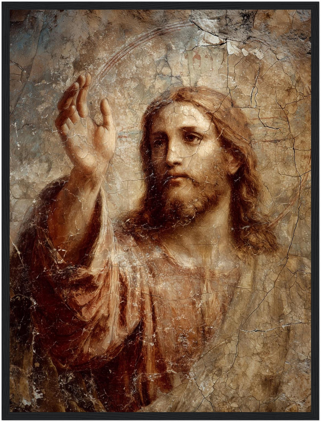 Segnender Jesus Poster spirituell – mattes Kunstdruck-Papier – Ansicht 5