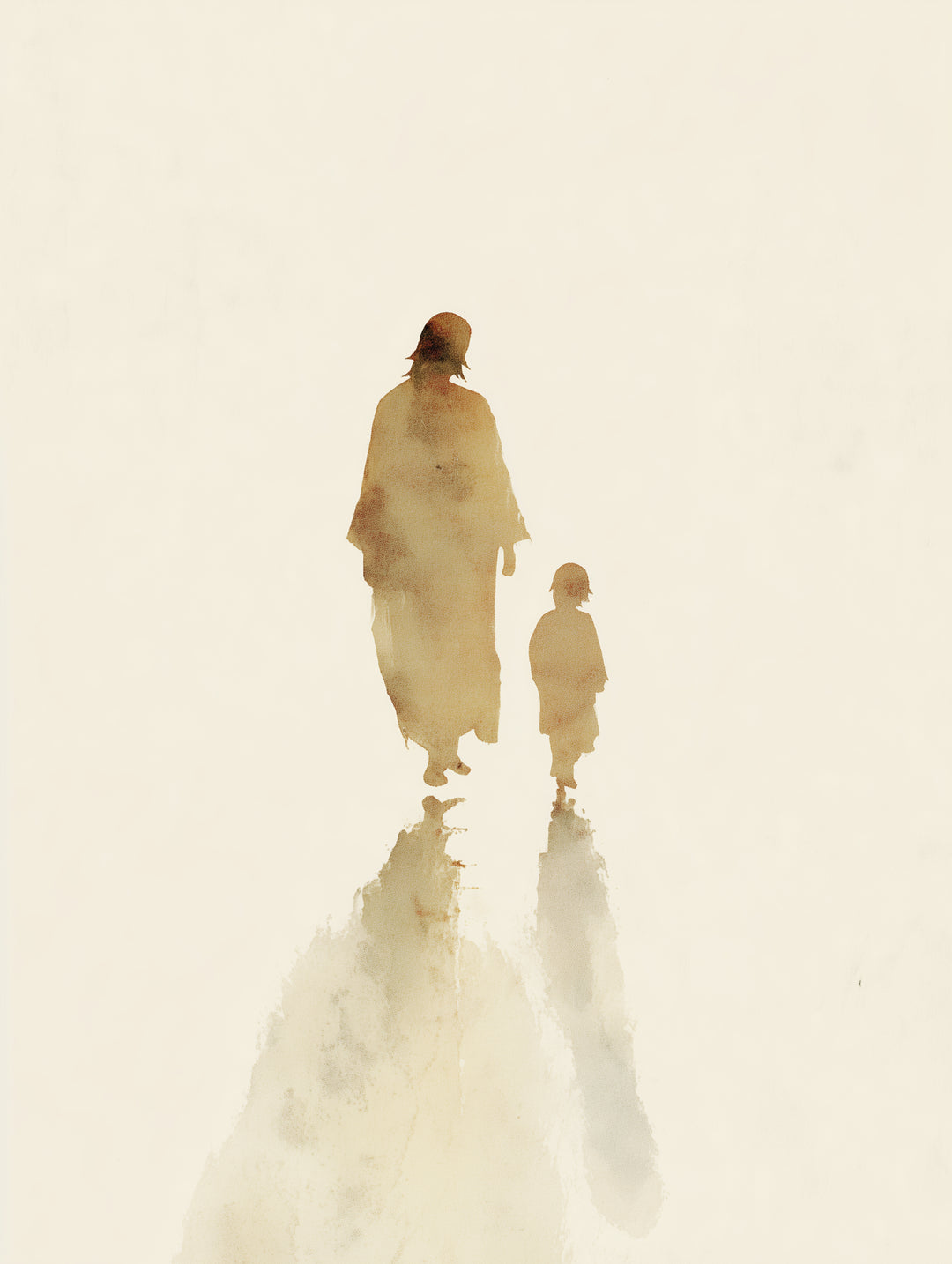 Jesus mit Kind spirituell – Wandkunst