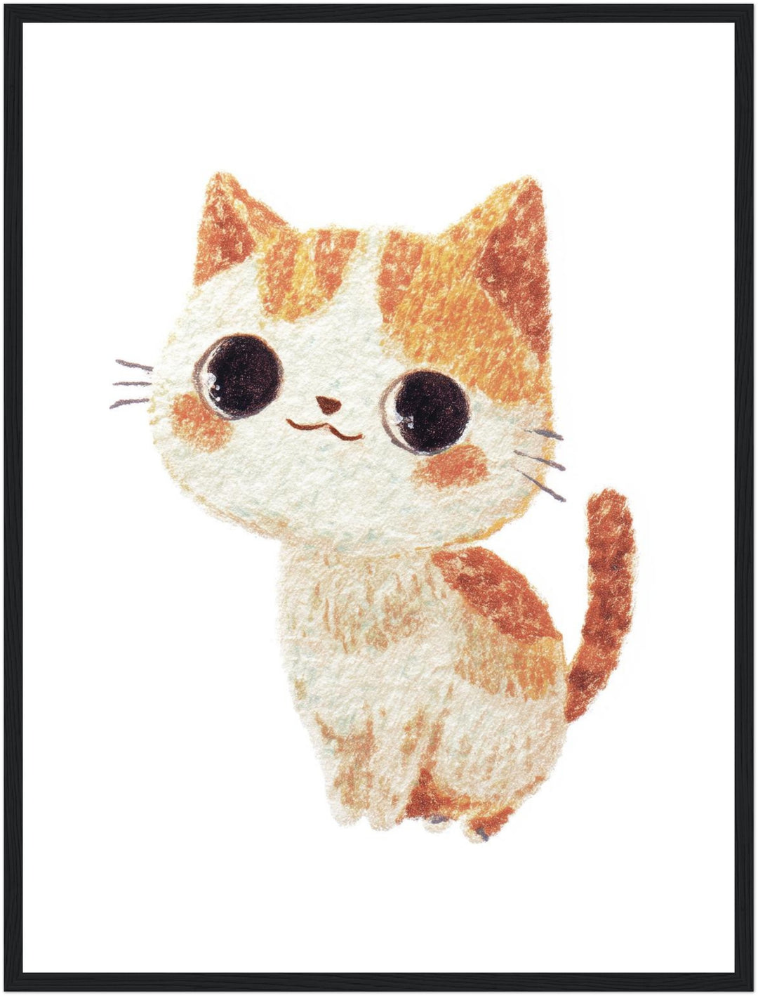 Babykatze mit großen Augen Poster Kinderzimmer – mattes Kunstdruck-Papier – Ansicht 5