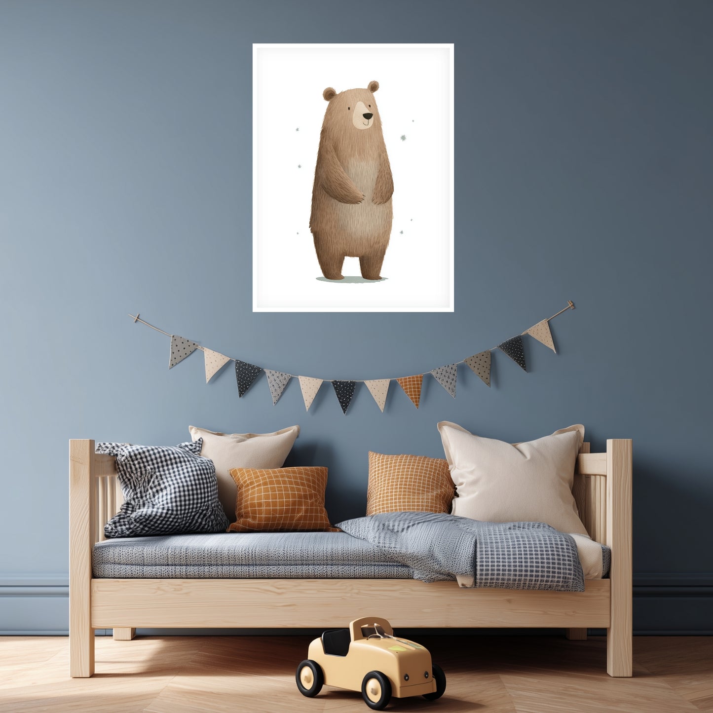 Freundlicher Bär stehend Poster