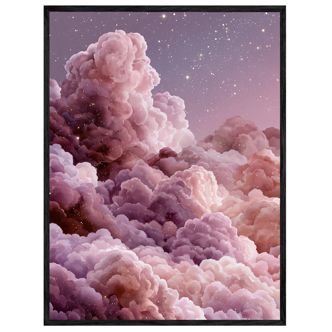 Magische Wolken im Sternenlicht Leinwand