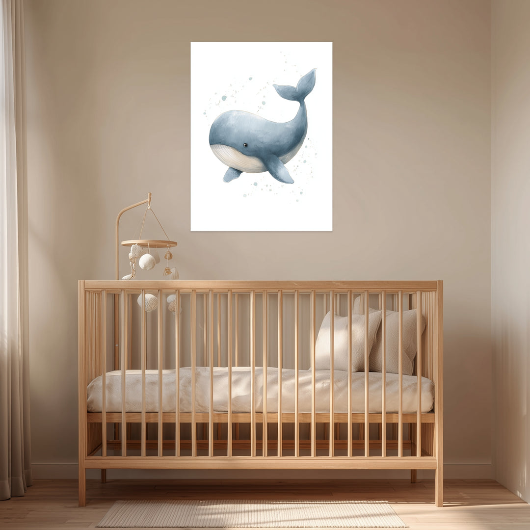 Sanfter Aquarellwal Poster abstrakt – mattes Kunstdruck-Papier – Ansicht 3
