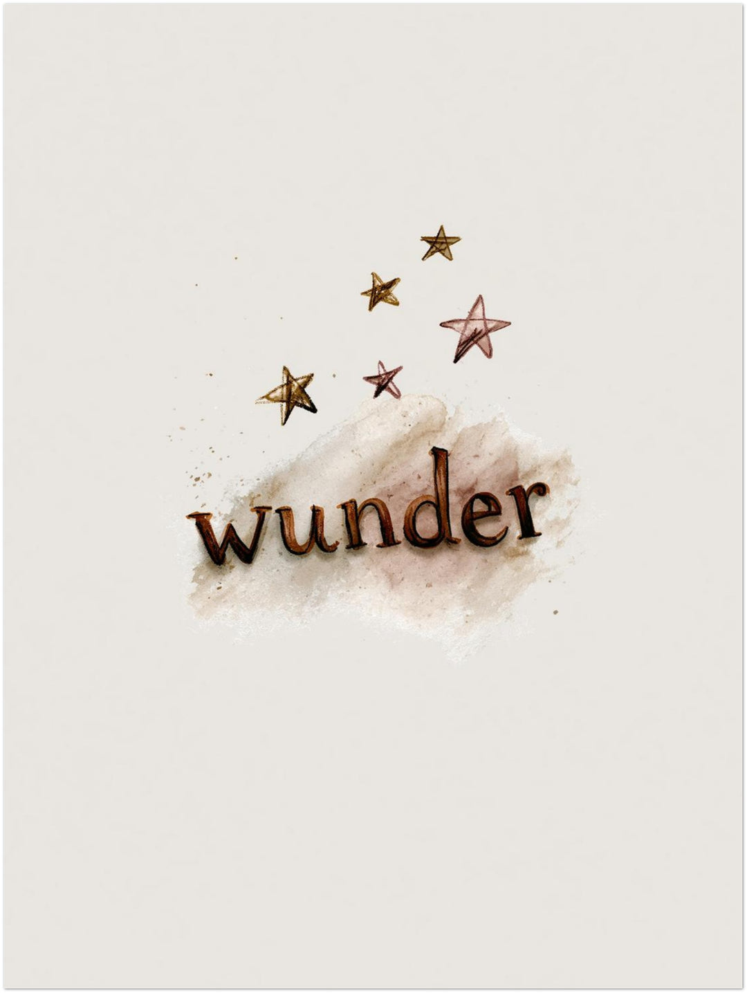Wunder mit Sternen Leinwandbild – Ohne Rahmen – Produktfoto