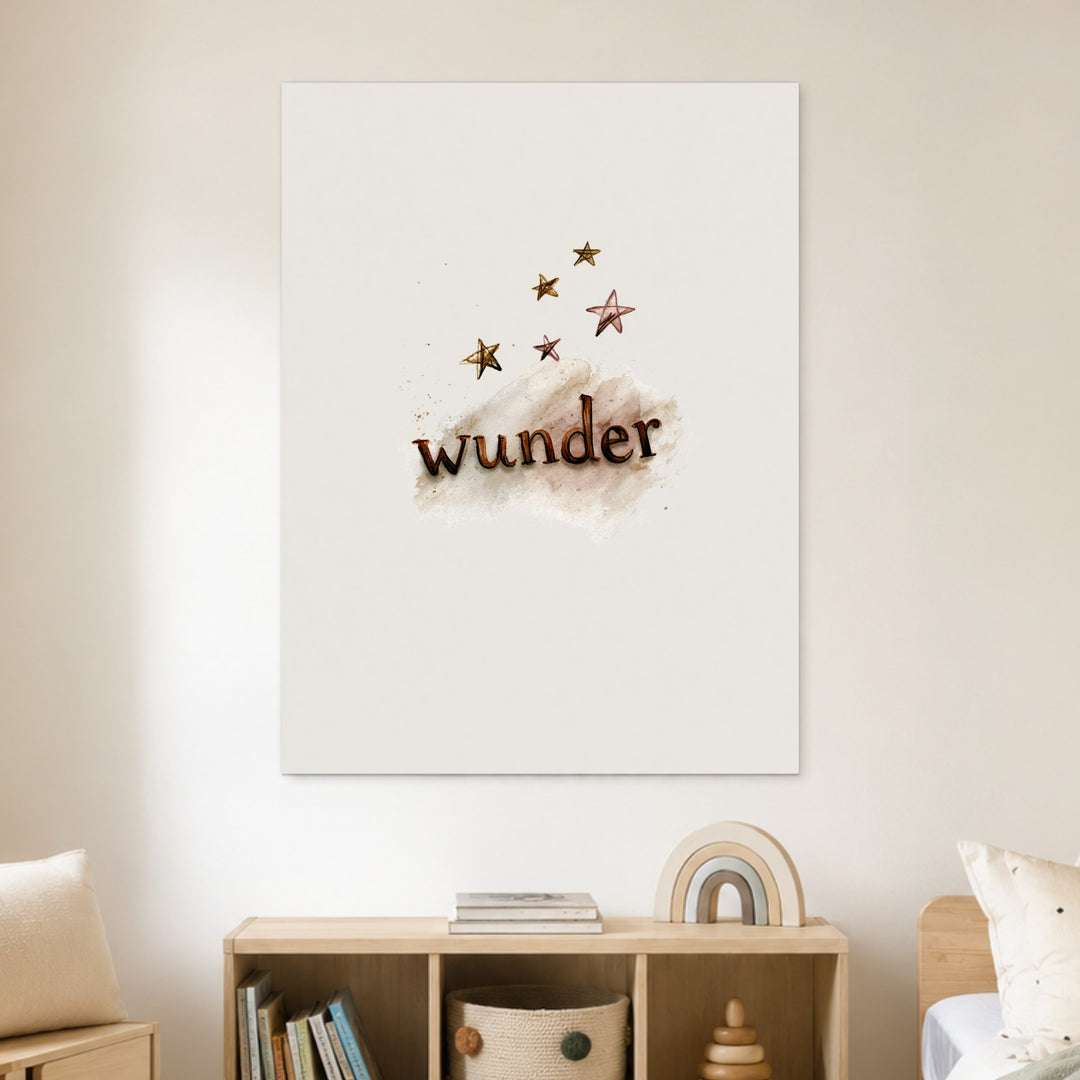 Wunder mit Sternen Leinwandbild – Ohne Rahmen – Produktfoto