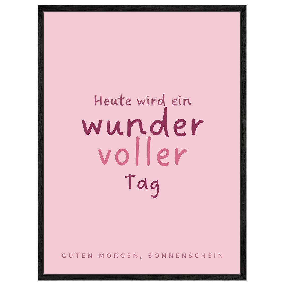 Wundervoller Tag Kinderzimmer Leinwandbild – Leinwandbild