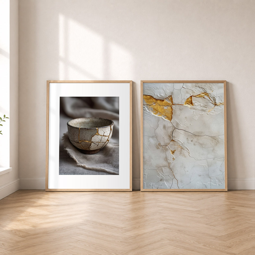 Set-Ansicht: Kintsugi Set – Gold & Keramik