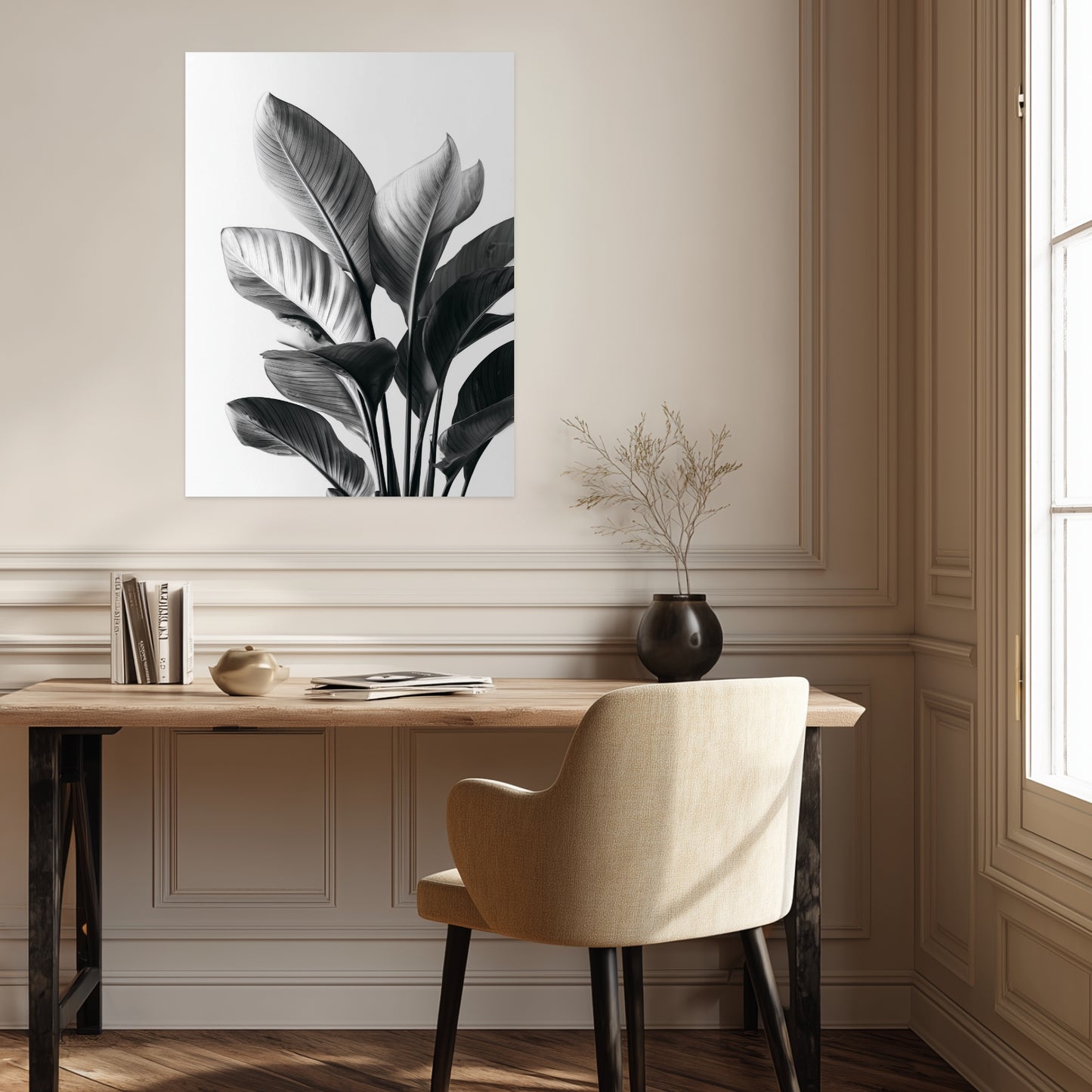 Aufrechte große Blätter Poster