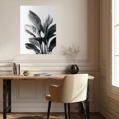 Aufrechte große Blätter Poster