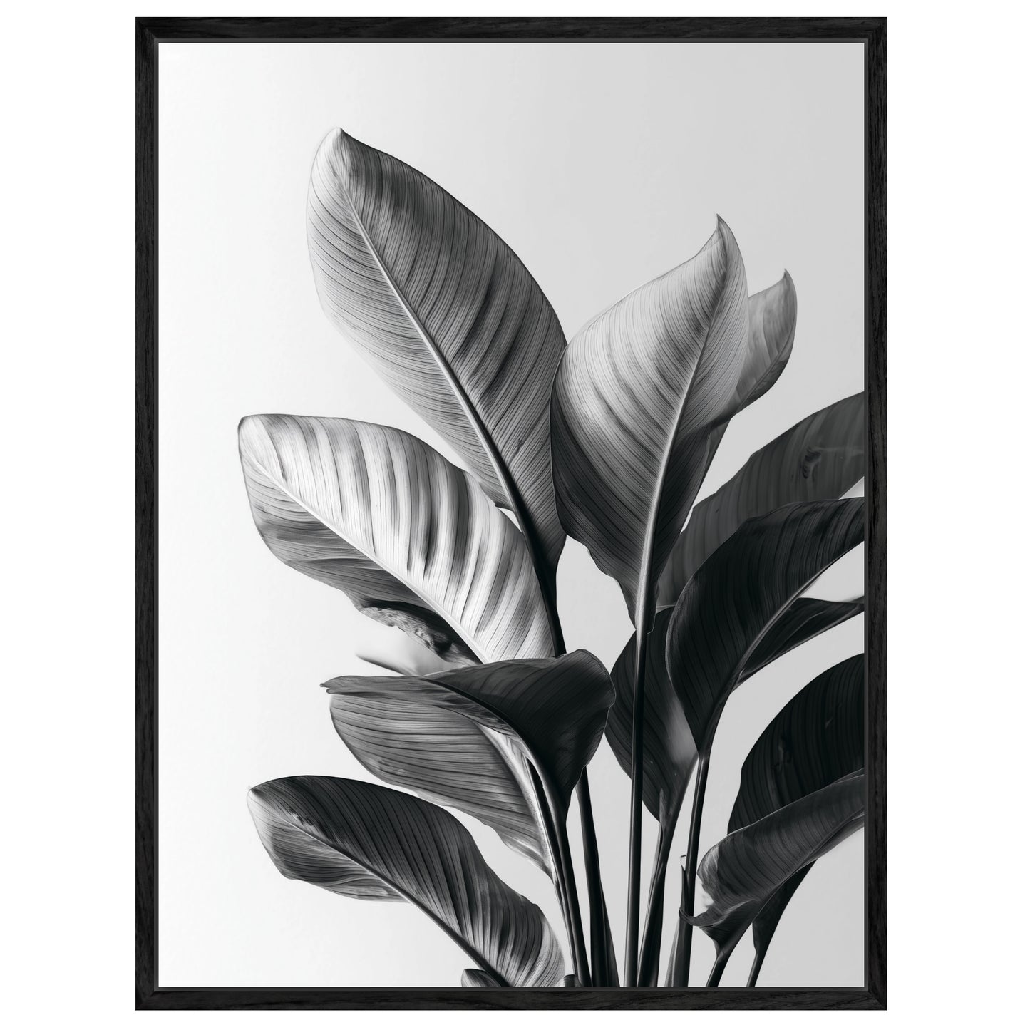 Aufrechte große Blätter Leinwandbild