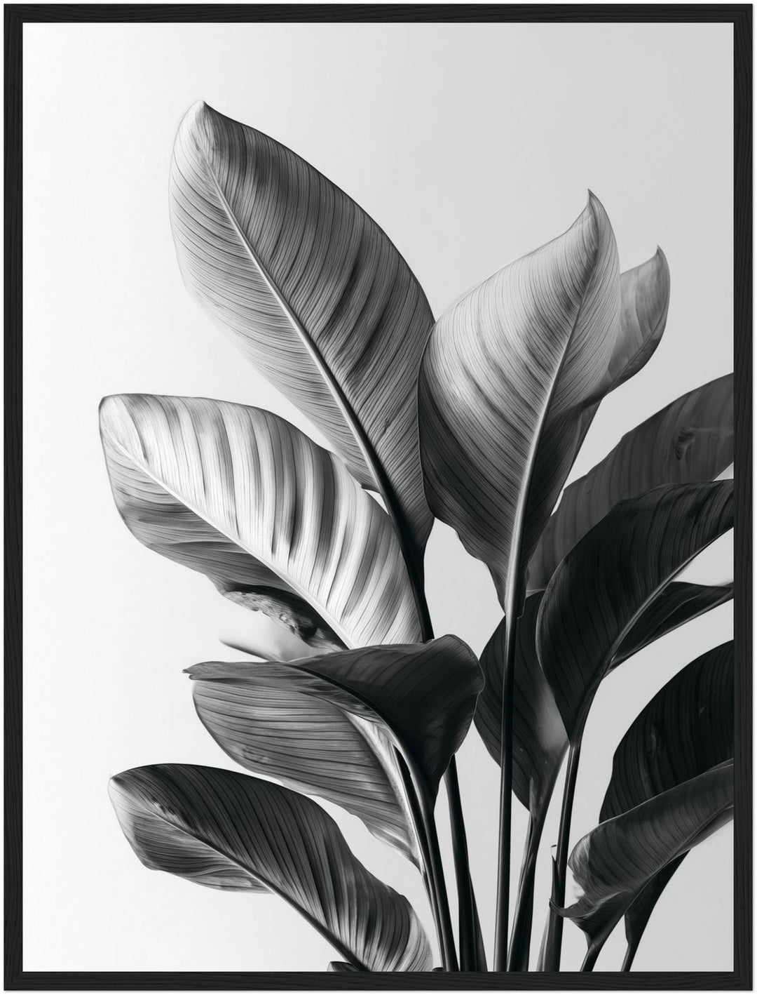 Aufrechte große Blätter Poster abstrakt – mattes Kunstdruck-Papier – Ansicht 5