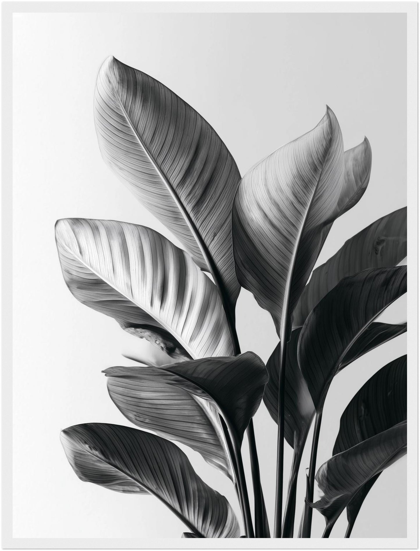 Aufrechte große Blätter Poster