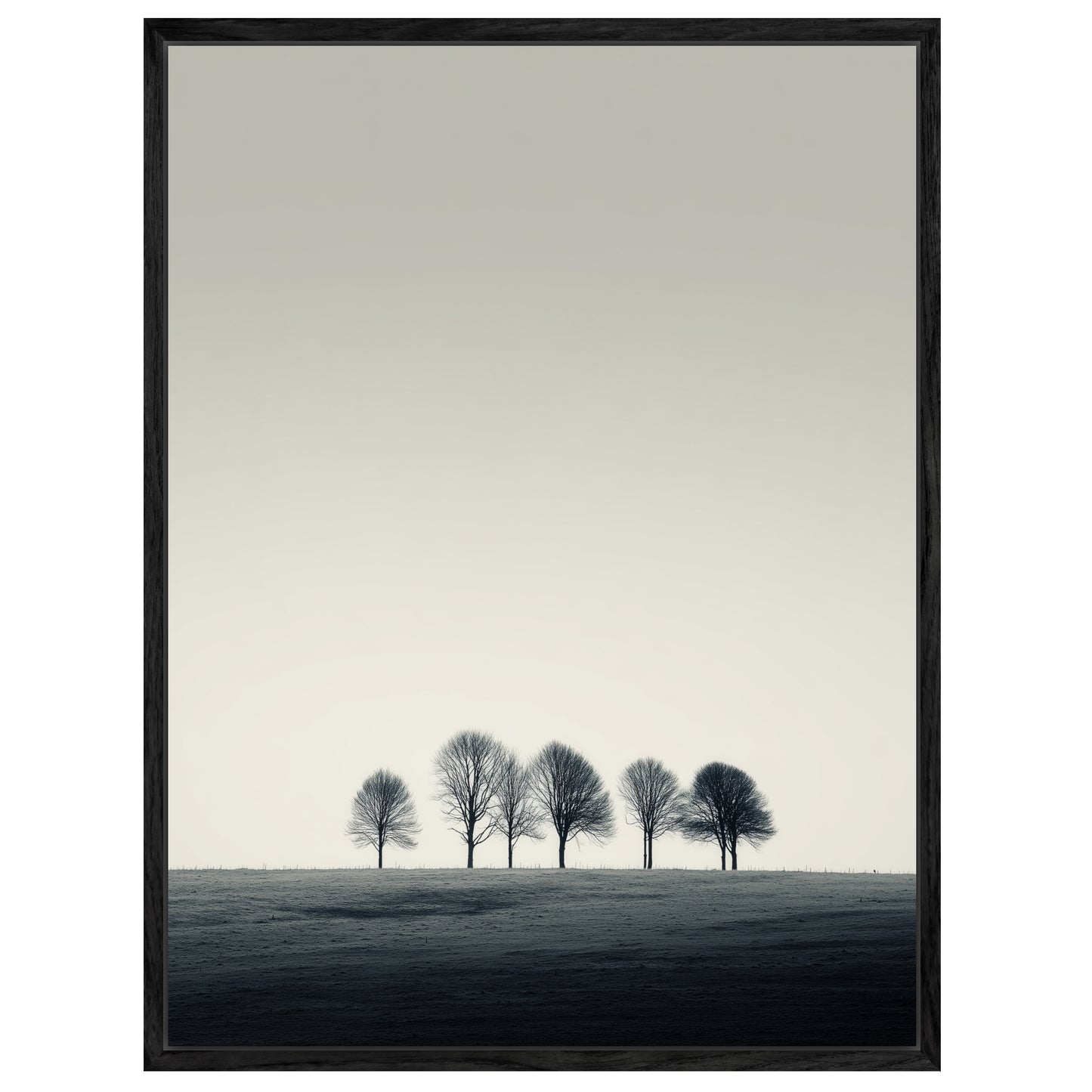 Bäume auf Kuppe Leinwandbild