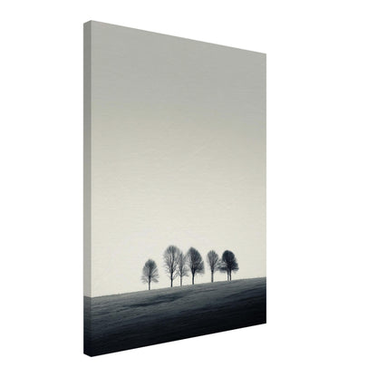 Bäume auf Kuppe Leinwandbild