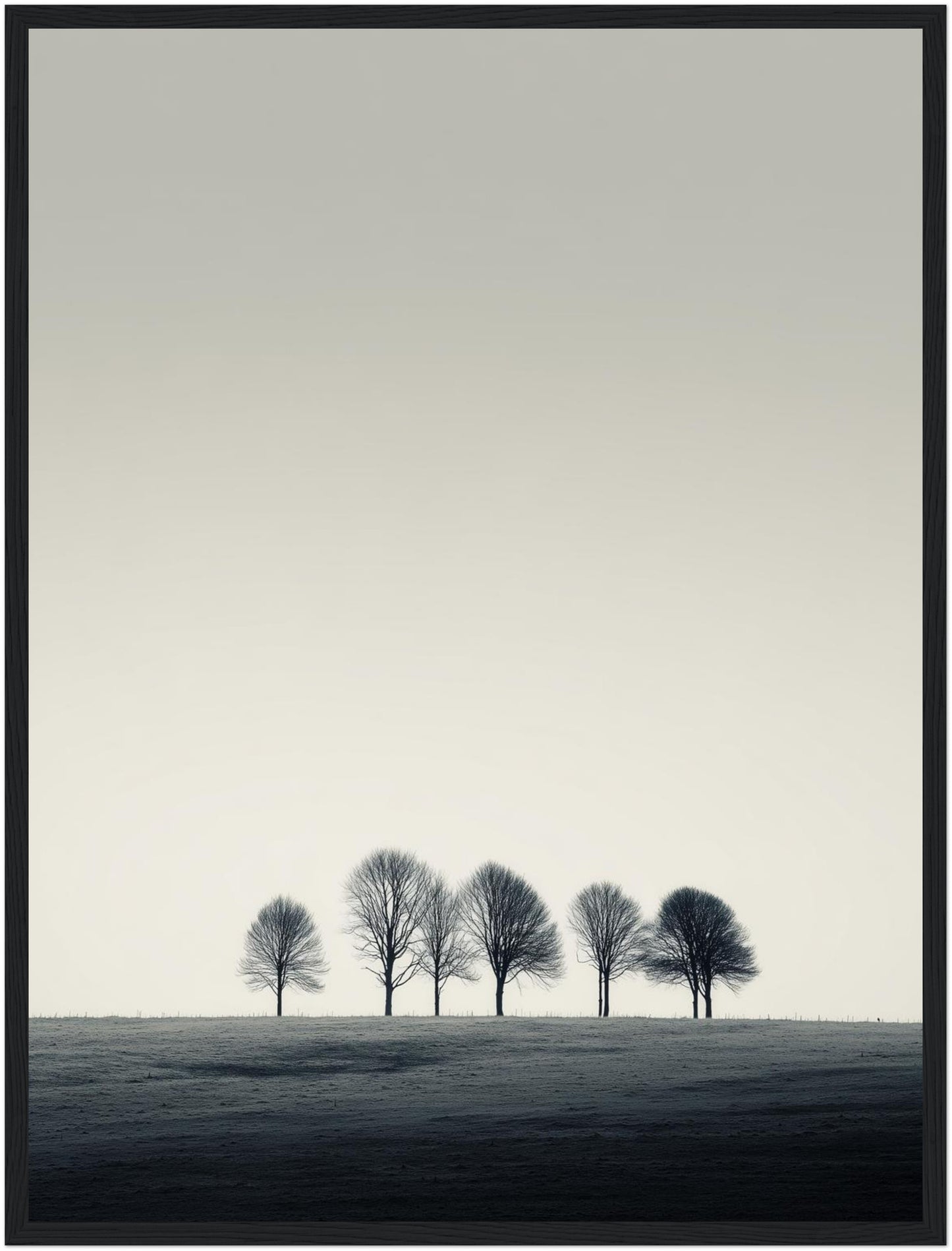 Bäume auf Kuppe Poster