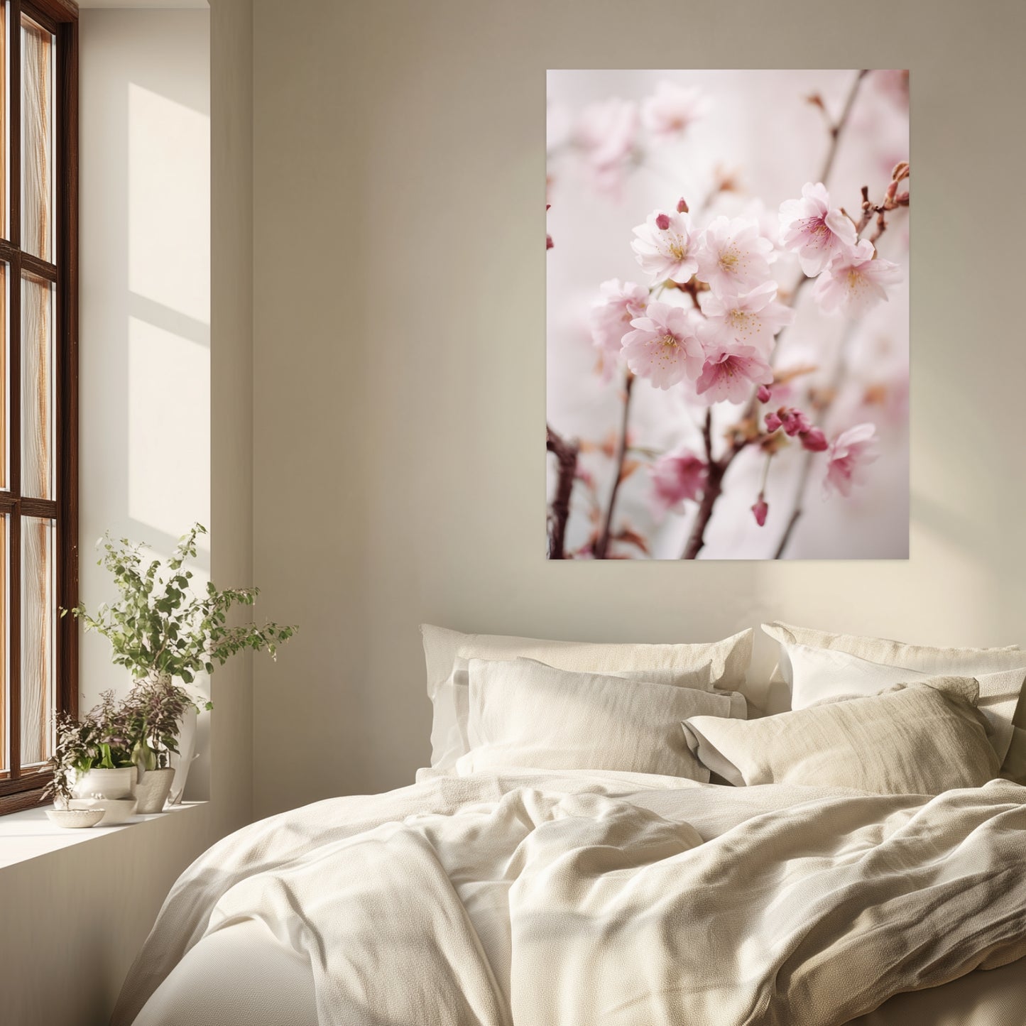 Blühende Kirschzweige Poster