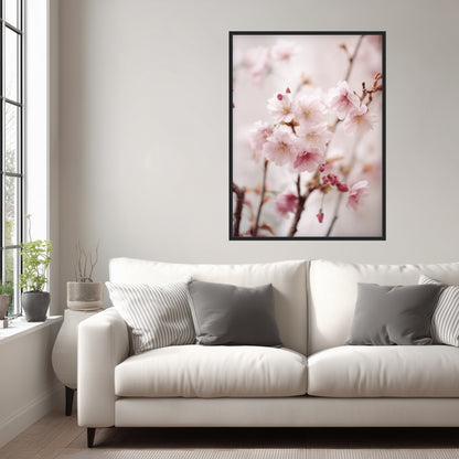 Blühende Kirschzweige Poster