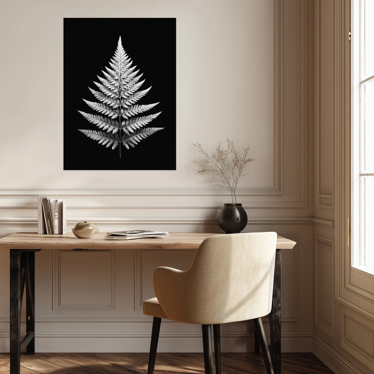 Farnblatt Symmetrie Poster