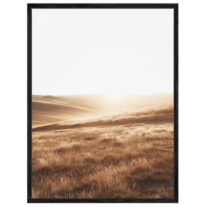 Goldene Hügel Landschaft Leinwandbild