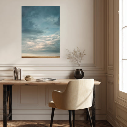 Himmel Weite Ebene Leinwandbild
