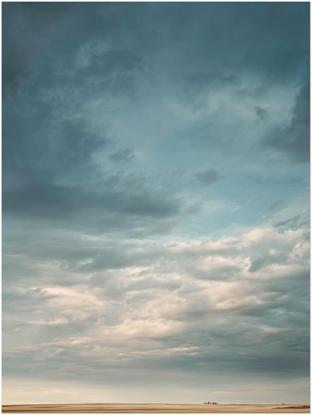 Himmel Weite Ebene abstrakt – Wandkunst