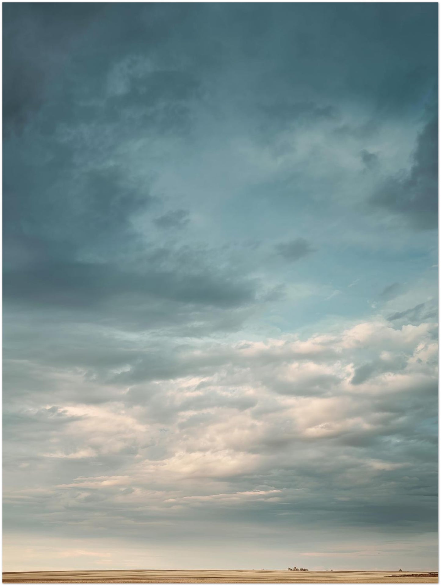 Himmel Weite Ebene Leinwandbild