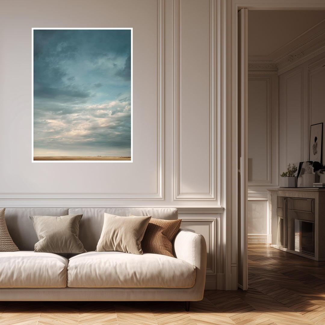 Himmel Weite Ebene Poster abstrakt – mattes Kunstdruck-Papier – Ansicht 4
