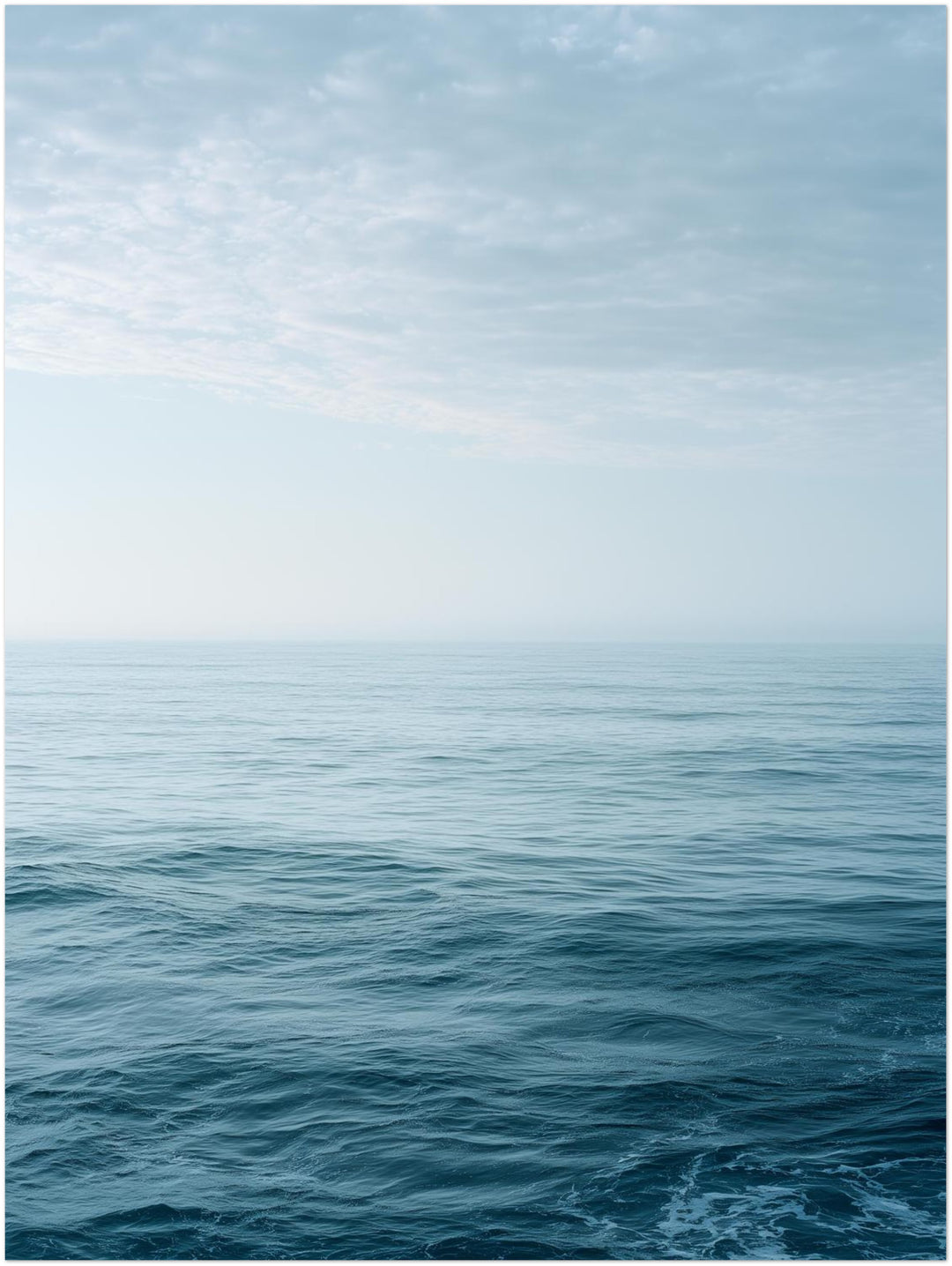 Leichte Wellen am Horizont abstrakt – Wandkunst