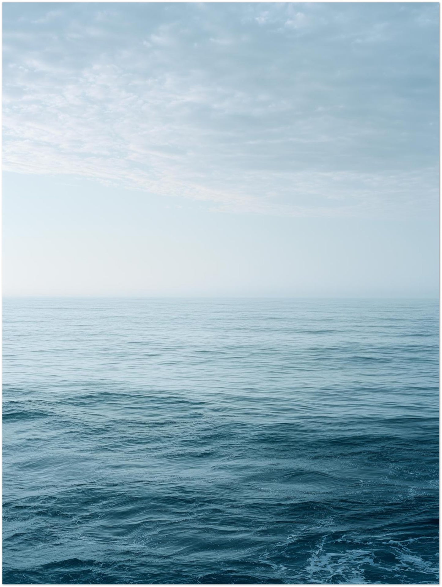 Leichte Wellen am Horizont Poster