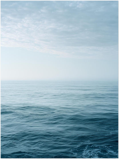Leichte Wellen am Horizont Poster