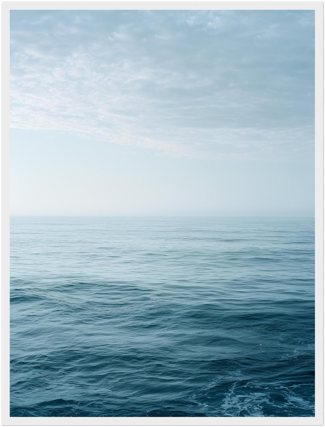 Leichte Wellen am Horizont Poster abstrakt – mattes Kunstdruck-Papier – Ansicht 6