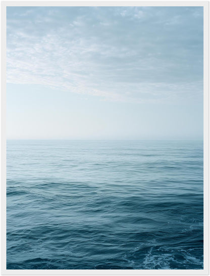 Leichte Wellen am Horizont Poster