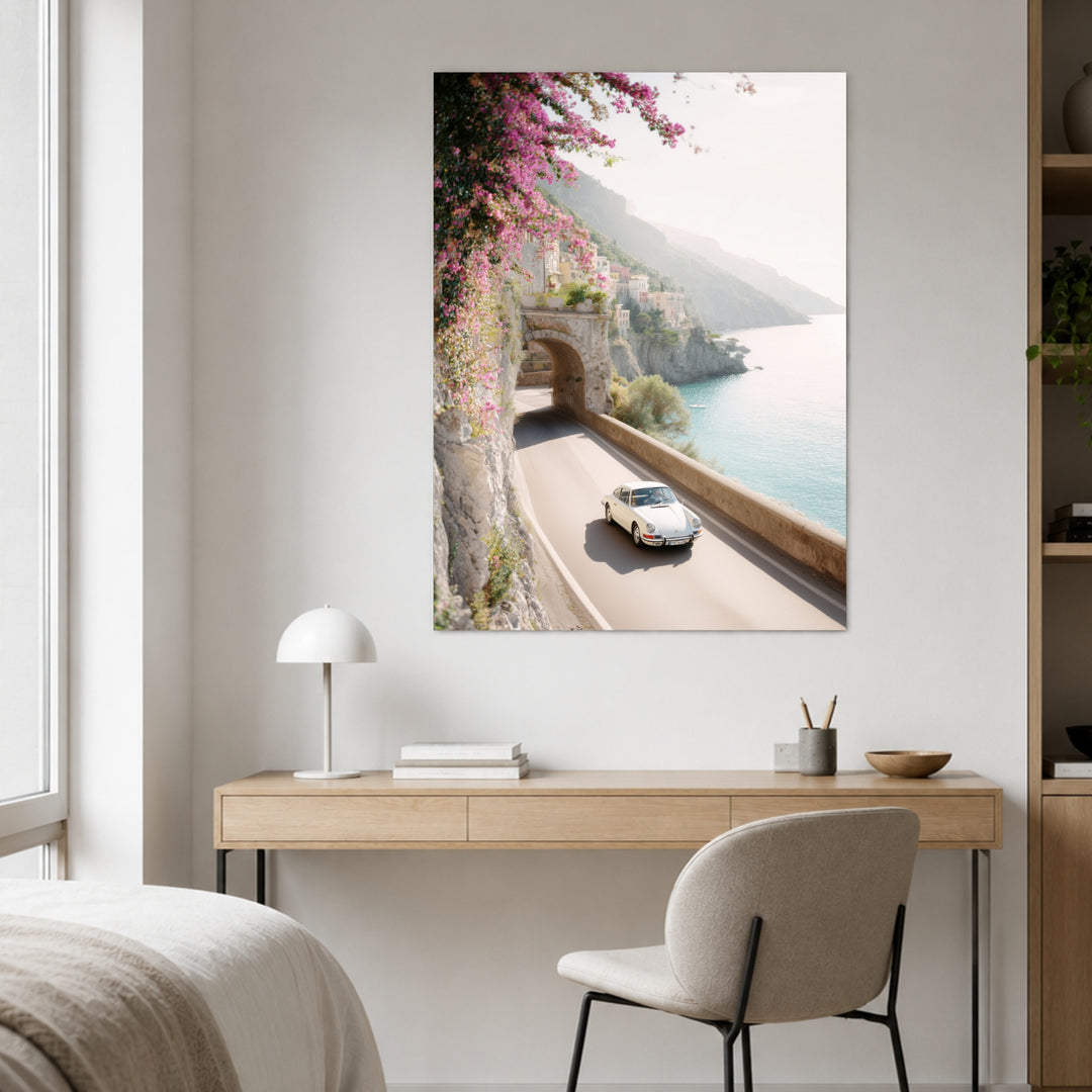 Amalfi Küstenstraße im Sommer Poster – Ohne Rahmen – Produktfoto