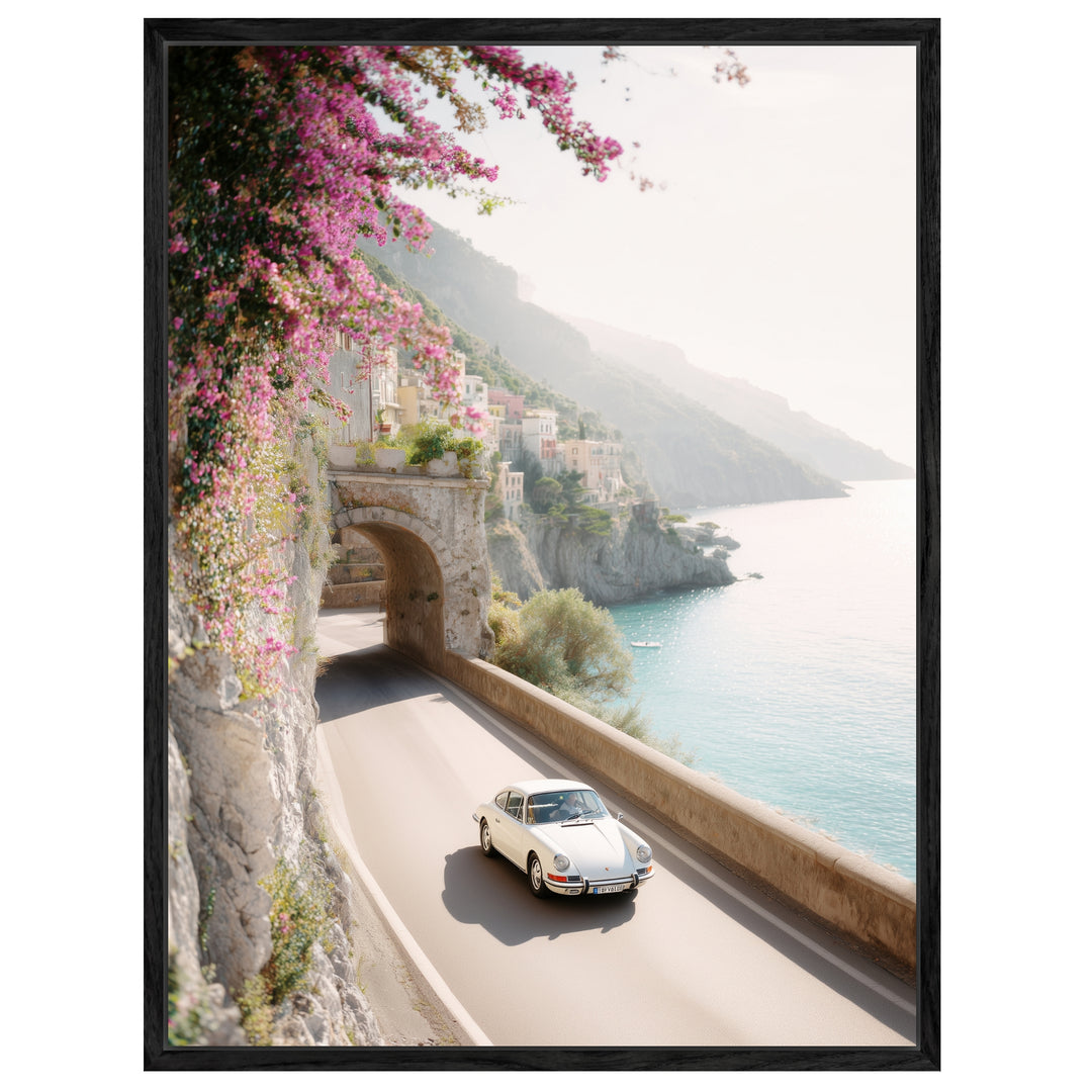 Amalfi Küstenstraße im Sommer Leinwandbild – Leinwandbild